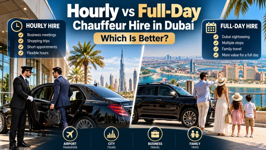 hourly vs full-day chauffeur